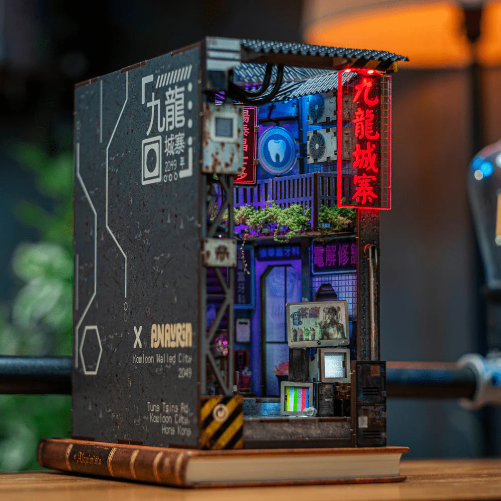 Kowloon Walled City 2049 Book Nook Kit